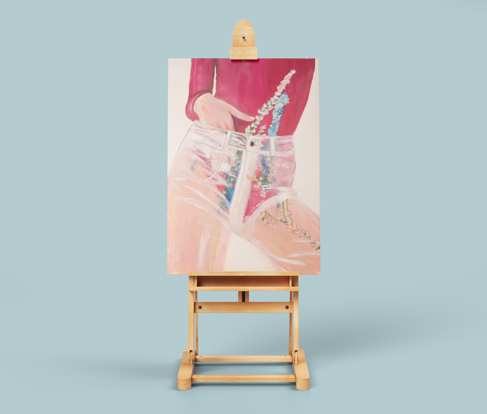 la transparence - original painting on canvas